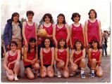 Equipo de Baloncesto femenino años 80